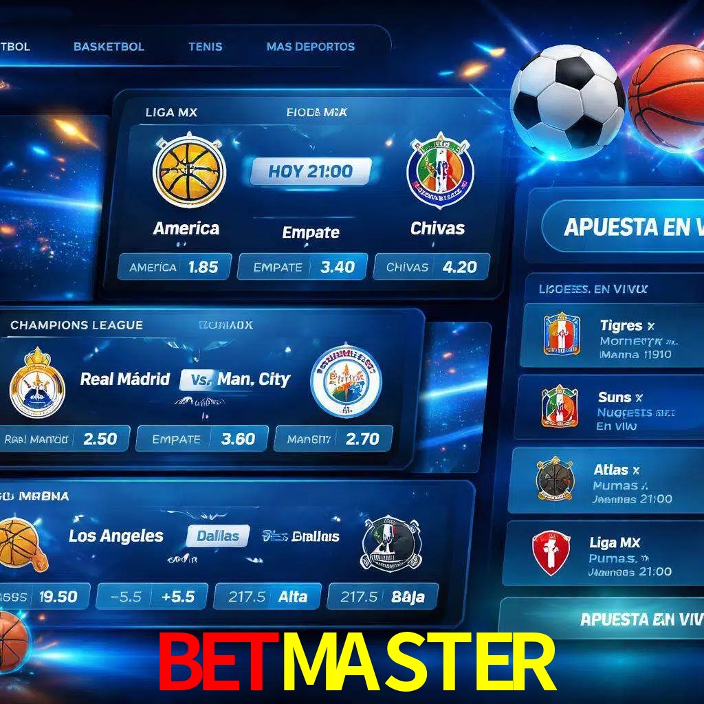 Mercados de apuestas deportivas BETMASTER para jugadores en México